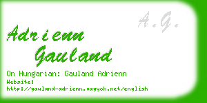 adrienn gauland business card